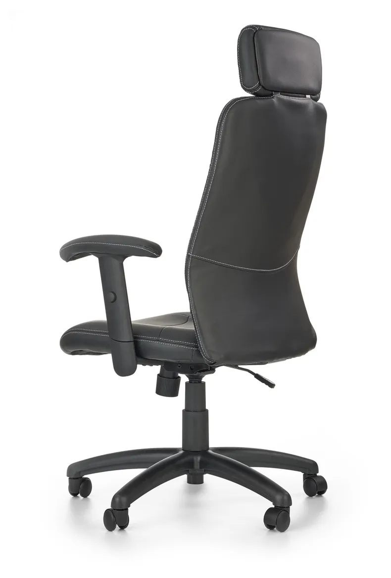 Крісло комп'ютерне офісне обертове HALMAR STILO чорний фото №5