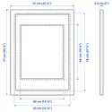 IKEA EDSBRUK ЭДСБРУК, рама, белый, 50x70 см 604.273.30 фото thumb №5