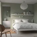 IKEA NESTTUN НЕСТТУН, каркас кровати, белый / Леирсунд, 140x200 см 491.580.65 фото thumb №2