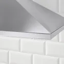IKEA RYTMISK РЮТМИСК, вытяжка кухонная стен креп (колпак), нержавеющая сталь, 90 см 703.893.42 фото thumb №5
