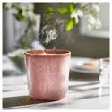 IKEA LUGNARE ЛУГНАРЕ, аром свічка у керамічній склянці, жасмин / рожевий, 50 Години 205.021.90 фото thumb №4