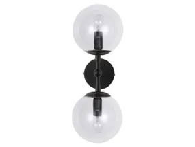 BRW Настенный светильник Dorado 2-позиционный металлический черный 082408 фото