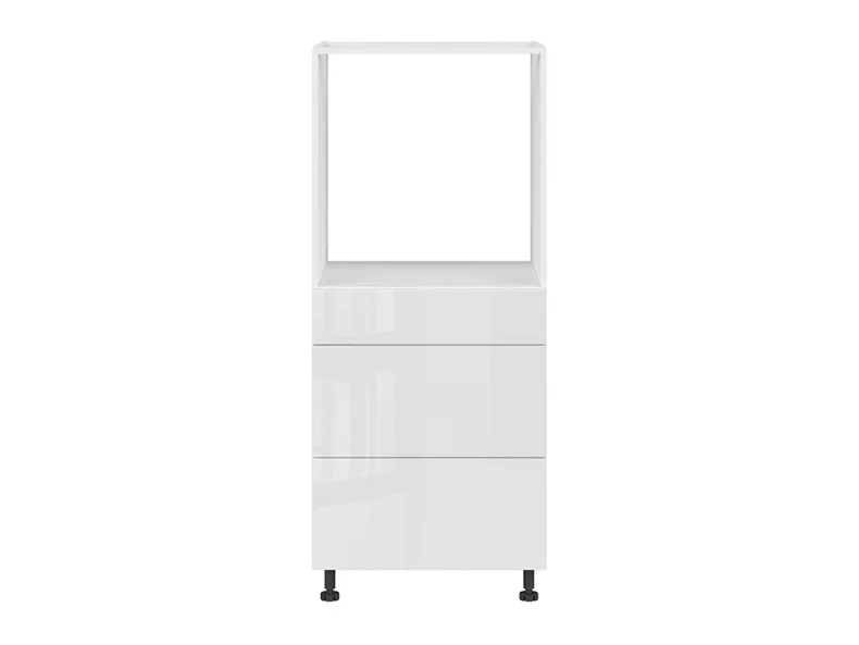 BRW Вбудована кухонна шафа з духовкою Top Line 60 см з шухлядами, що м'яко закриваються, білий глянець, альпійський білий/глянцевий білий TV_DPS_60/143_2STB/STB-BAL/BIP фото №1