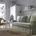 IKEA VRETSTORP ВРЕТСТОРП, 3-місний диван-ліжко, Хакебо сіро-зелений 094.912.54 фото thumb №10