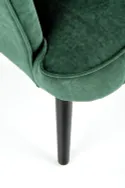 М'яке крісло оксамитове HALMAR DELGADO BLUVEL 78, темно зелений фото thumb №3