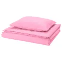 IKEA PILTANDVINGE ПІЛТАНДВНГЕ, підковдра та наволочка, блідо-рожевий, 150x200/50x60 см 005.791.47 фото thumb №1