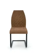 Кухонний стілець HALMAR K265 чорний/коричневий/дуб медовий фото thumb №8