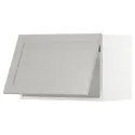 IKEA METOD МЕТОД, навесной горизонтальный шкаф, белый / светло-серый, 60x40 см 393.944.35 фото thumb №1