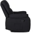 Масажне крісло MEBEL ELITE INTER 2, тканина: чорний фото thumb №4