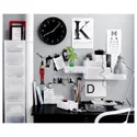 IKEA BONDIS БУНДИС, настенные часы, низкое напряжение / черный, 38 см 105.430.92 фото thumb №5