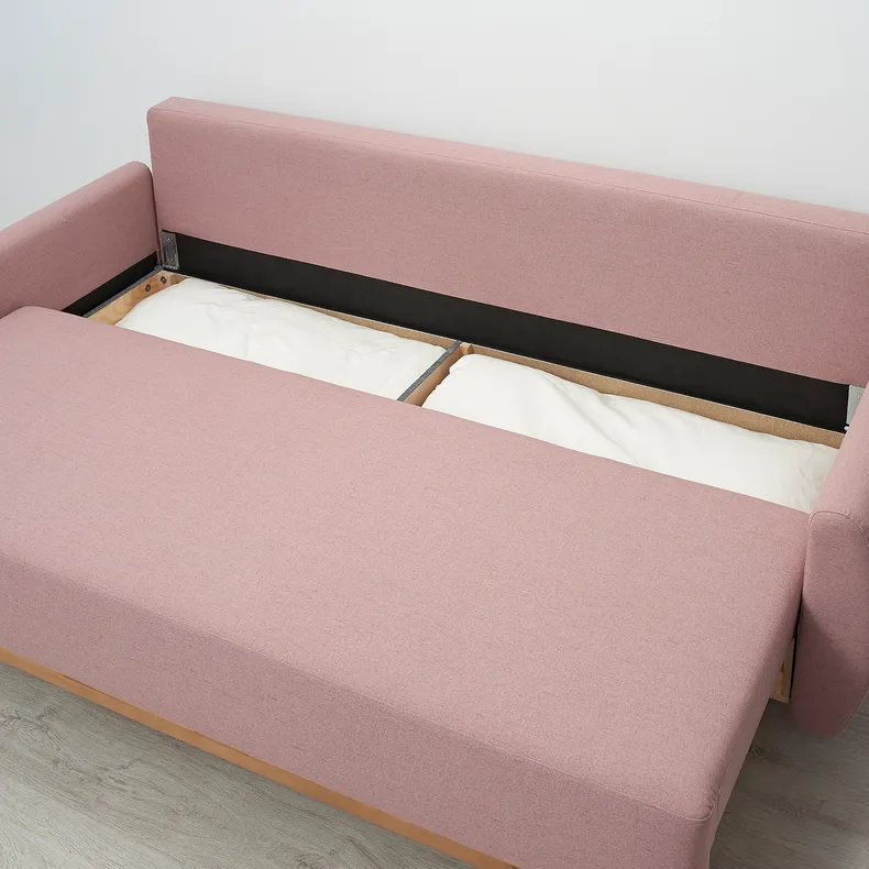 IKEA GRUNNARP ГРУННАРП, 3-місний диван-ліжко, рожевий 604.856.31 фото №9