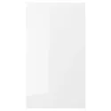 IKEA VOXTORP ВОКСТОРП, фронт панель для посудом машины, белый глянец, 45x80 см 903.975.05 фото thumb №1