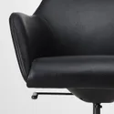 IKEA TOSSBERG ТОССБЕРГ / LÅNGFJÄLL ЛОНГФЬЄЛЛЬ, крісло для конференцій, Бабуся чорна/чорна 895.121.63 фото thumb №2