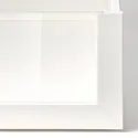 IKEA KOMPLEMENT КОМПЛЕМЕНТ, шухляда, скляна фронтальна панель, білий, 75x58 см 102.466.95 фото thumb №4