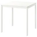 IKEA MELLTORP МЕЛЬТОРП, стол, белый, 75x75 см 390.117.81 фото thumb №1