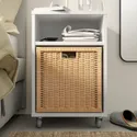 IKEA VIHALS ВИХАЛС, тумба прикроватная, белый, 37x37 см 804.887.37 фото thumb №2