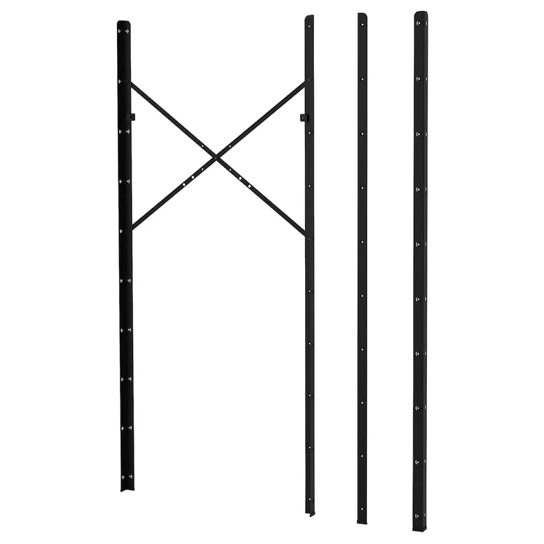 IKEA BROR БРОР, стійка, чорний, 190 см 103.332.87 фото №1