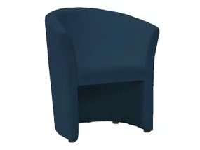Крісло м'яке SIGNAL TM-1, екошкіра:  темно-синій фото