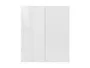 BRW Кухонный гарнитур Top Line 80 см с выдвижным ящиком двухдверный белый глянец, альпийский белый/глянцевый белый TV_GC_80/95_L/P-BAL/BIP фото