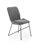 Кухонний стілець HALMAR K454 чорний, сірий фото thumb №1