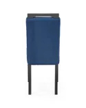 Кухонный стул HALMAR CLARION 2 черный/темно-синий фото thumb №7