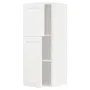 IKEA METOD МЕТОД, навісна шафа з полицями / 2 дверцят, білий Енкопінг / білий імітація дерева, 40x100 см 094.734.67 фото