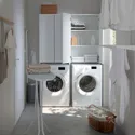 IKEA NYSJÖN НЮШЁН, шкаф для стиральной машины, белый, 65x190 см 104.964.77 фото thumb №6