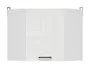 BRW Угловой верхний кухонный шкаф Junona Line 60 см левый/правый мел глянец, белый/мелкозернистый белый глянец GNWU/57_LP-BI/KRP фото