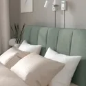 IKEA TÄLLÅSEN ТЕЛЛОСЕН, каркас ліжка з оббивкою, КУЛЬСТА сіро-зелений, 160x200 см 705.389.26 фото thumb №6