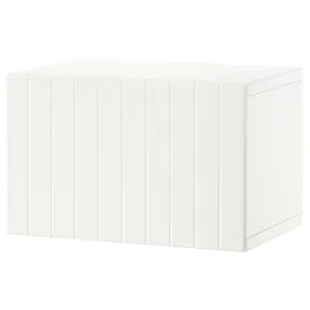 IKEA BESTÅ БЕСТО, секція полиць із дверцятами, білий / Суттервікен білий, 60x42x38 см 494.250.02 фото