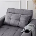 Крісло розкладне MEBEL ELITE SOLOR, тканина: сірий фото thumb №7