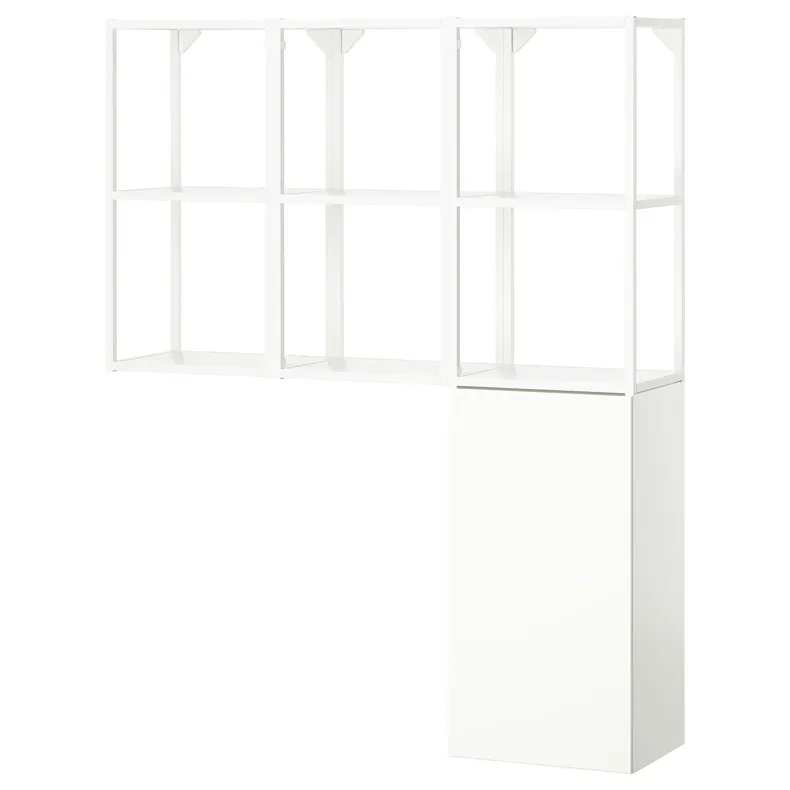IKEA ENHET ЭНХЕТ, комбинация д / хранения, белый, 120x32x150 см 095.479.77 фото №1