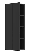 BRW Sole L6 30 см левый верхний кухонный шкаф черный матовый, черный/черный матовый FM_G_30/95_L-CA/CAM фото thumb №3