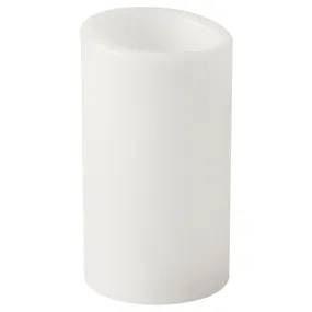 IKEA ÄDELLÖVTRÄD ЭДЕЛЛЁВТРЭД, светодиодная формовая свеча, белый / интерьер, 14 см 105.202.60 фото
