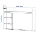 IKEA MICKE МІККЕ, високий додатковий модуль, білий морений дуб, 105x65 см 504.911.85 фото thumb №3