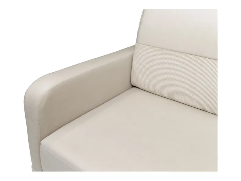 BRW Двусторонний угловой диван Ritmo раскладной с велюровым бежевым ящиком для хранения, Манила 02 Бежевый/Онтарио 2 NA-RITMO-LX_2DL.URC-G2_BB880E фото №8