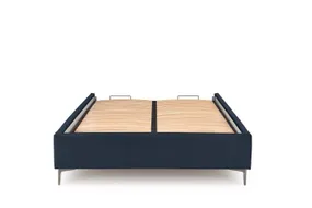 Корпус ліжка HALMAR MODULO 160x200 см темно-синій. Моноліт 77 фото