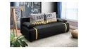 BRW Трехместный диван-кровать Zone с ящиком для хранения черный, Манила 18 SO3-ZONE-LX_3DL-G2_BD5E07 фото thumb №2