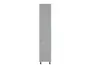 BRW высокий базовый шкаф для кухни Iris 40 см правый ferro, гренола серый/ферро FB_D_40/207_P/P-SZG/FER фото