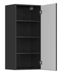 BRW Кухонный шкаф gróna Sole L6 45 см правый черный матовый, черный/черный матовый FM_G_45/95_P-CA/CAM фото thumb №2