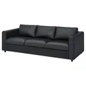 IKEA VIMLE ВІМЛЕ, 3-місний диван, Гранн/Бомстад чорний 993.066.43 фото thumb №1