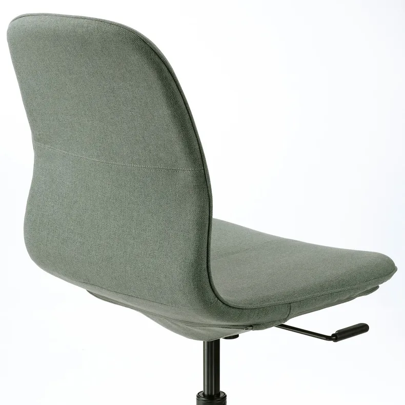 IKEA LÅNGFJÄLL ЛОНГФЬЄЛЛЬ, крісло для конференцій, Зелений / сірий / чорний 295.060.56 фото №4