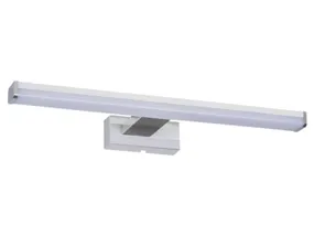 BRW Настінний світлодіодний світильник для ванної кімнати Asten з алюмінію білий/срібло 083852 фото
