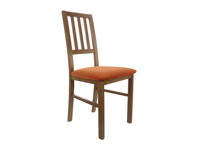BRW Крісло з велюровою оббивкою Aren помаранчеве TXK_AREN-TX100-1-TRINITY_25_RUST фото №1