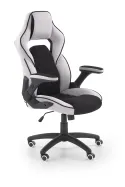 Кресло компьютерное офисное вращающееся HALMAR SONIC черный/серый, мембранная ткань фото thumb №1