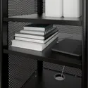IKEA BEKANT БЕКАНТ, модуль с электронным замком, сетка чёрная, 41x101 см 792.868.96 фото thumb №6
