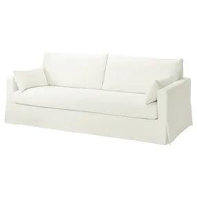 IKEA HYLTARP ХЮЛЬТАРП, 3-місний диван, Халларп білий 494.896.40 фото