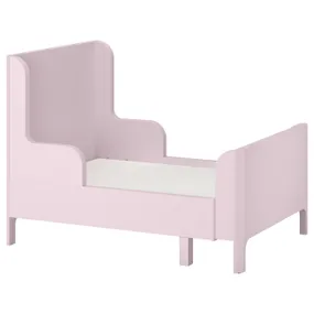 IKEA BUSUNGE БУСУНГЕ, розсувне ліжко, блідо-рожевий, 80x200 см 902.290.17 фото