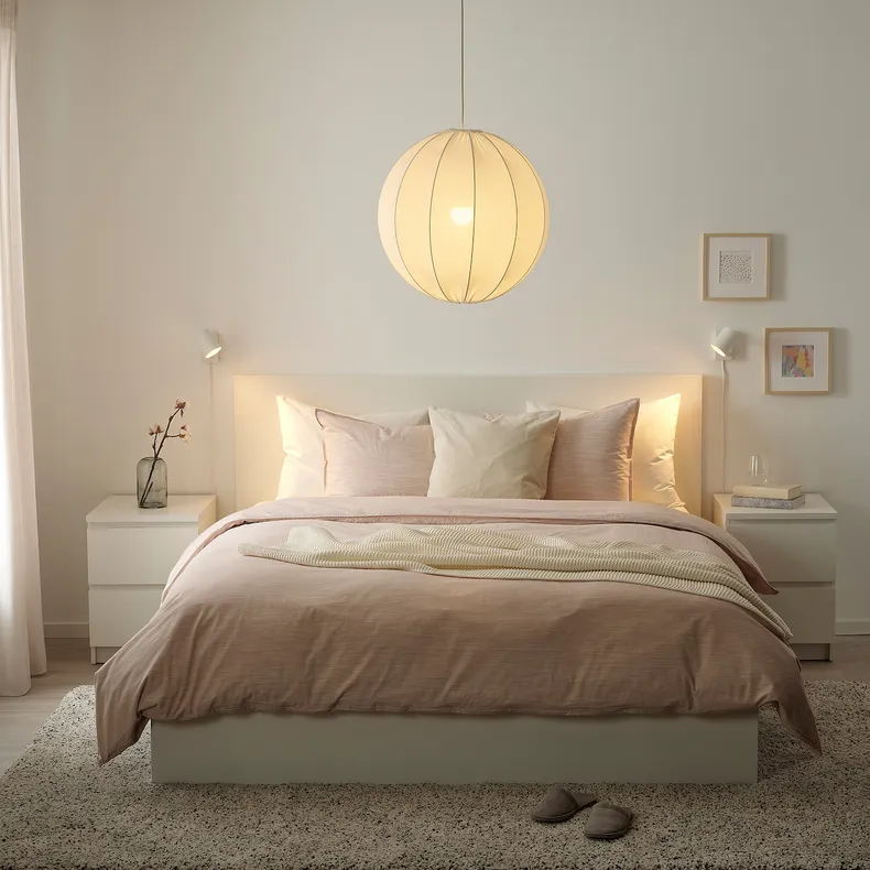 IKEA REGNSKUR РЕГНСКУР, абажур підвісного світильника, круглий білий, 50 см 204.303.77 фото №2