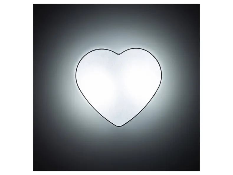BRW Серце 2-точковий тканинний дитячий світильник білий 095011 фото №2